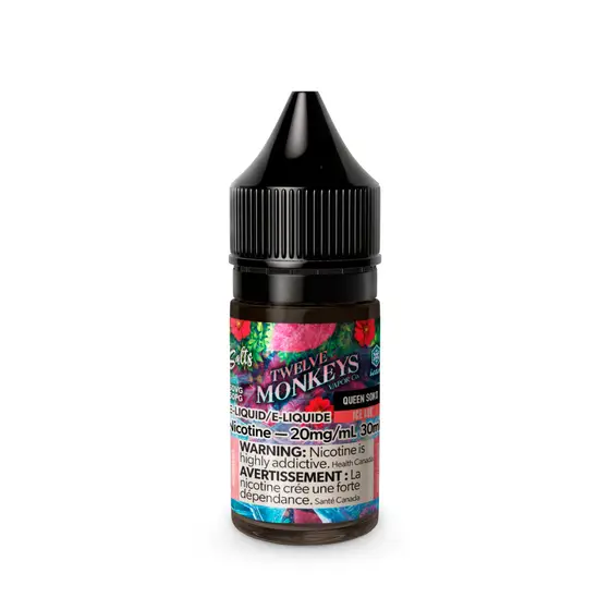 Twelve Monkeys E Juice 10mg Queen Soko Ice Age