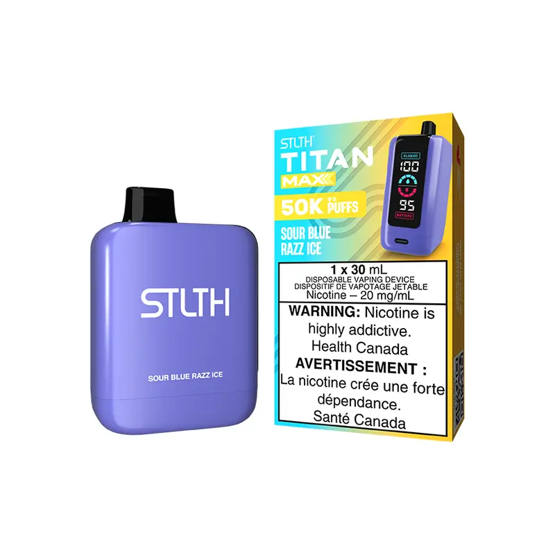 Stlth Max 50k Sour Blue Razz Ice