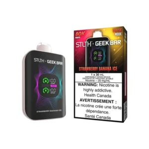 Stlth X Geek 80k Strawberry Banana Ice