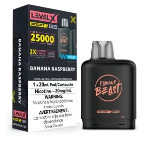 Level X 25k- Banana Raspberry